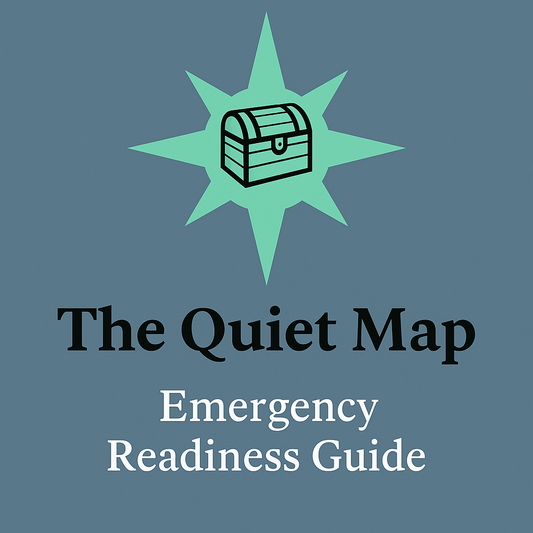 The Quiet Map, emergency prepared check list pdf pack
